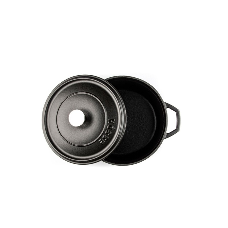 Globoki litoželezni lonec Hosse, Black Onyx, Ф12 | Litoželezni lonec |  |