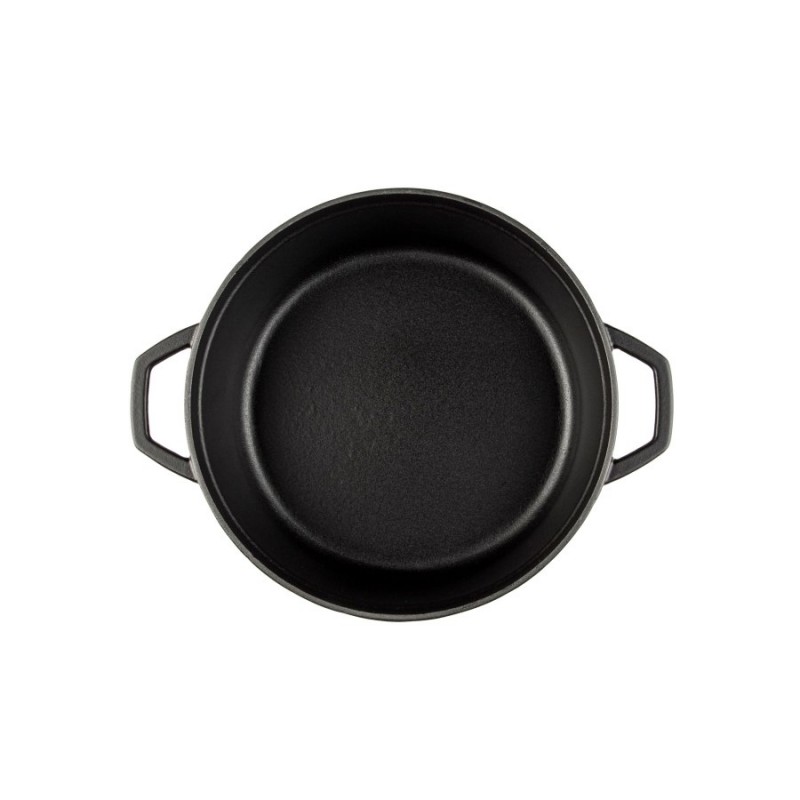 Globoki litoželezni lonec Hosse, Black Onyx, Ф28 | Litoželezni lonec |  |