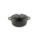 Globoki litoželezni lonec Hosse, Black Onyx, Ф12 | Litoželezni lonec |  |