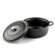 Globoki litoželezni lonec Hosse, Black Onyx, Ф28 | Litoželezni lonec |  |