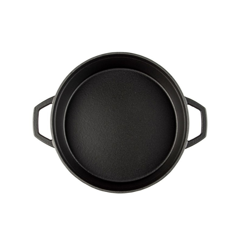 Plitki litoželezni lonec Hosse, Black Onyx, Ф26 | Litoželezni lonec |  |