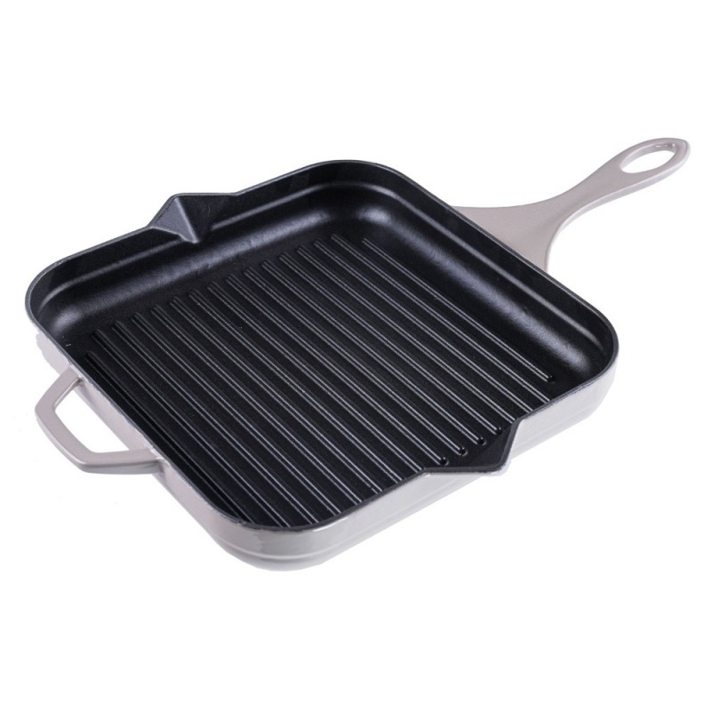 Emajlirana litoželezna žar ponev Solagio, Ivory, 28x28cm - 