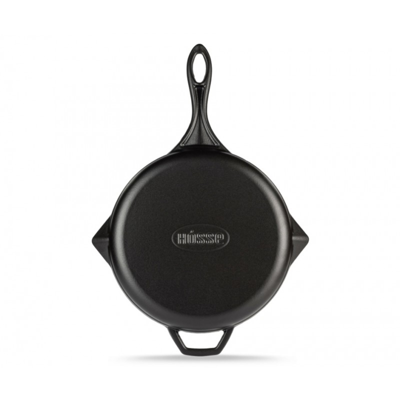 Emajlirana litoželezna žar ponev Hosse, Black Onyx, Ф28cm | Litoželezna žar ponev | Litoželezna ponev |