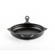 Emajlirana litoželezna ponev Hosse, Black Onyx, Ф28cm | Ploščata litoželezna ponev | Litoželezna ponev |